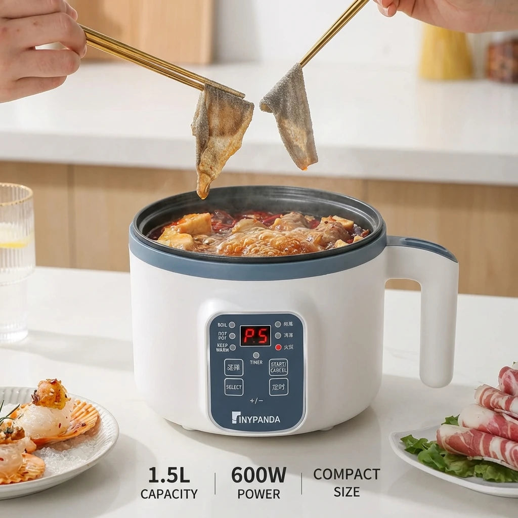 1.7L Electric Rice Cooker Single Double Layer 220V Non-Stick Smart Mechanical Multi-Cooker for Home Use Steamed Rice Pot