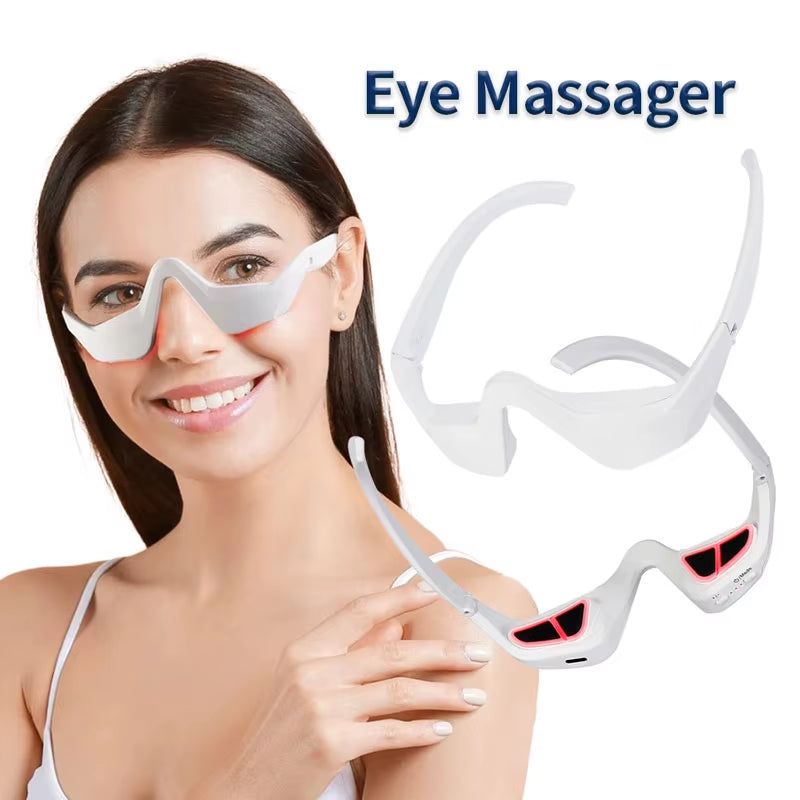 Suada™ EMS & Red Light Therapy Eye Massager – Anti-Aging & Puffiness Relief